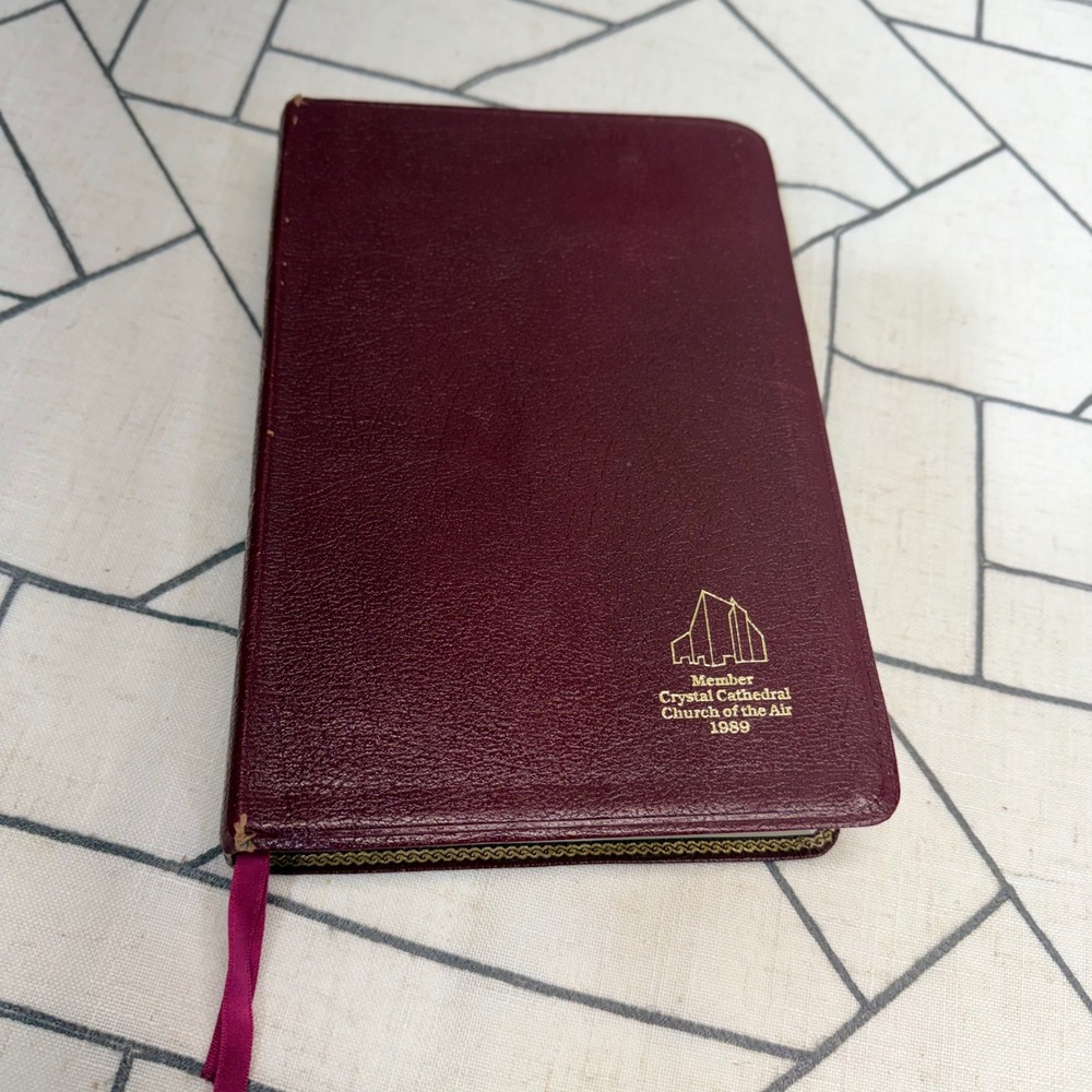 Thomas Nelson Holy Bible NKJV Burgundy Leather Possibility Thinkers Edition 1984
